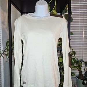 Ralph Lauren Cream Long Sleeve Tee